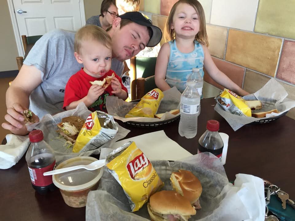Family dining at the original restaurant
